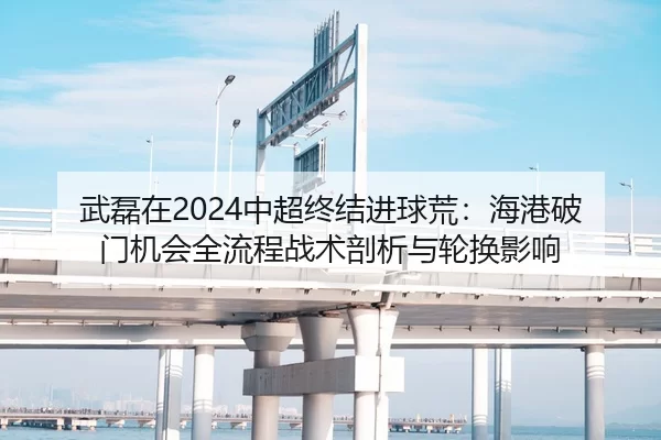 武磊在2024中超终结进球荒：海港破门机会全流程战术剖析与轮换影响